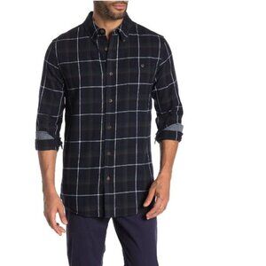 Weatherproof Plaid Print Regular Fit Flannel Shirt